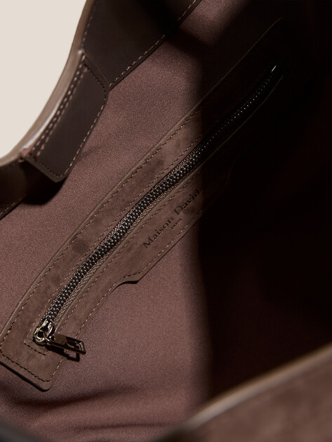 Женский тоут MAISON DAVID, Артикул LAURA, пыльно-коричневый | 4963072. Ракурс 4