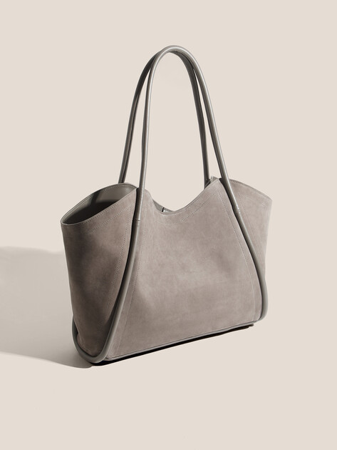 Женский тоут MAISON DAVID, Артикул LAURA, зеленовато-серый | 4963086. Ракурс 3