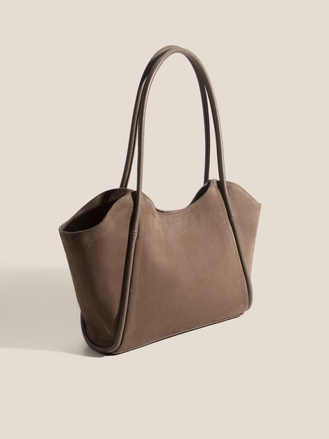 Женская сумка  MAISON DAVID, Артикул LAURA MINI, серо-коричневый | 4964295. Ракурс 3