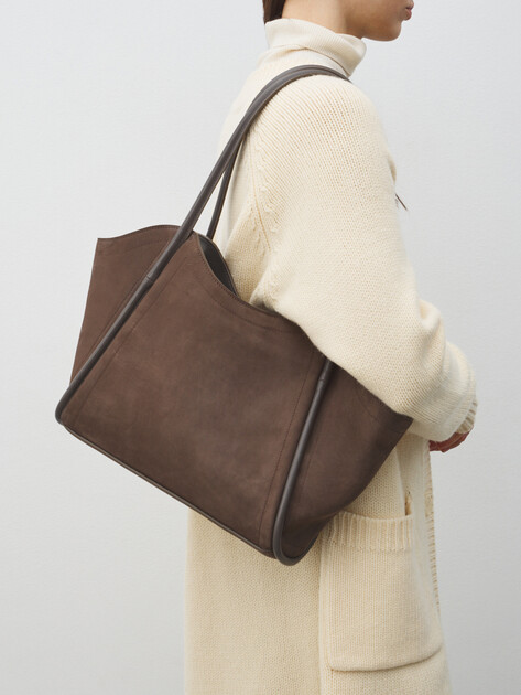 Женская сумка  MAISON DAVID, Артикул LAURA MINI, пыльно-коричневый | 4964311. Ракурс 5