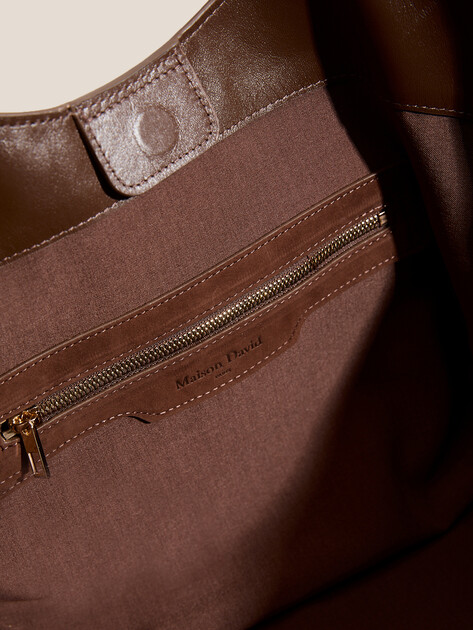 Женская сумка  MAISON DAVID, Артикул LAURA MINI, коричневый | 4964315. Ракурс 4