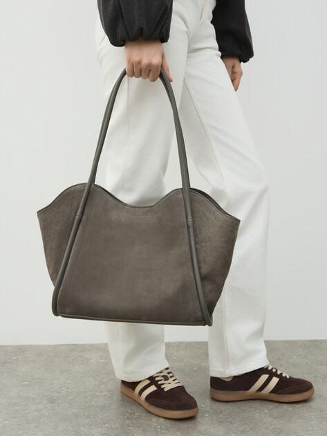 Женская сумка  MAISON DAVID, Артикул LAURA MINI, зеленовато-серый | 4964325. Ракурс 5