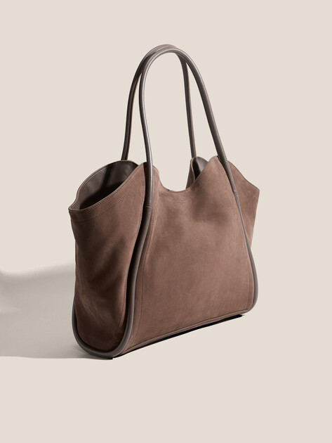 Женская сумка  MAISON DAVID, Артикул LAURA MAXI, пыльно-коричневый | 4964364. Ракурс 3