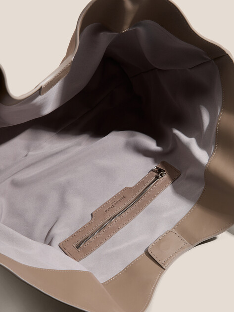 Женская сумка  MAISON DAVID, Артикул LAURA MAXI, серо-бежевый | 4964370. Ракурс 4