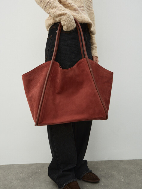 Женская сумка  MAISON DAVID, Артикул LAURA MAXI, кирпичный | 4964372. Ракурс 5