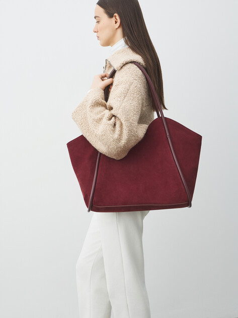 Женская сумка  MAISON DAVID, Артикул LAURA MAXI, бордовый | 4964374. Ракурс 5