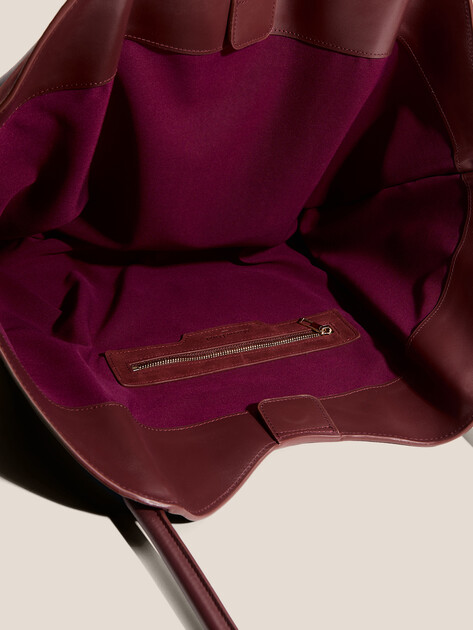 Женская сумка  MAISON DAVID, Артикул LAURA MAXI, бордовый | 4964374. Ракурс 4