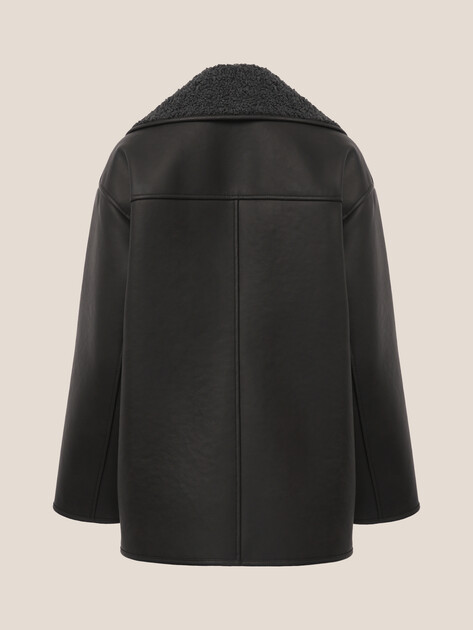 Женская дубленка  MAISON DAVID, Артикул FREDE_SDF_DR, темно-серый | 4965366. Ракурс 8