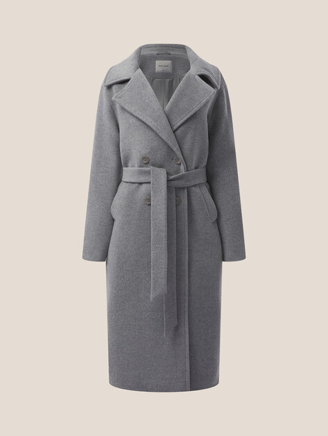 Женское пальто MAISON DAVID, Артикул ARMELLE_LONG, серый | 4965859. Ракурс 7