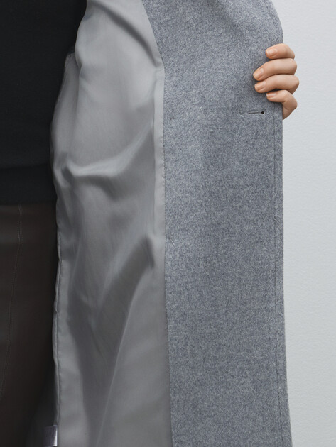 Женское пальто MAISON DAVID, Артикул ARMELLE_LONG, серый | 4965859. Ракурс 6