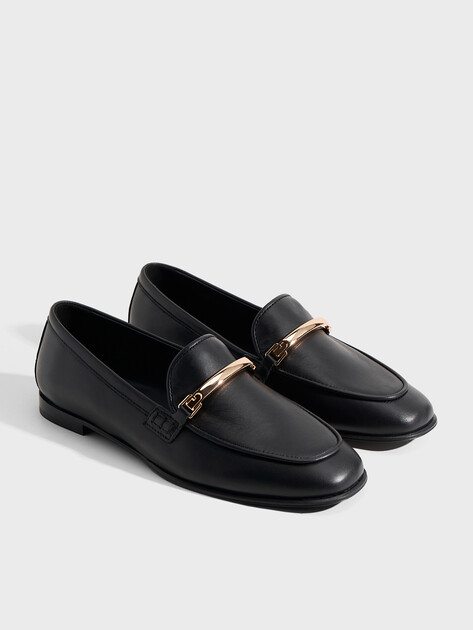 Женские лоферы FURLA FURLA HERITAGE LOAFER, Артикул YK75FHE, черный | 4967845. Ракурс 2