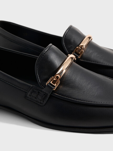 Женские лоферы FURLA FURLA HERITAGE LOAFER, Артикул YK75FHE, черный | 4967845. Ракурс 3