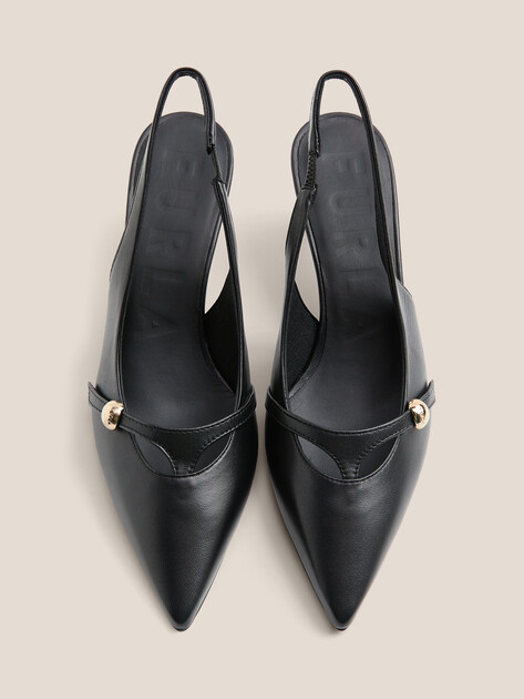 Женские туфли с открытой пяткой (слинг-бэк) FURLA FURLA SFERA, Артикул YK50SFE, черный | 4968015. Ракурс 4