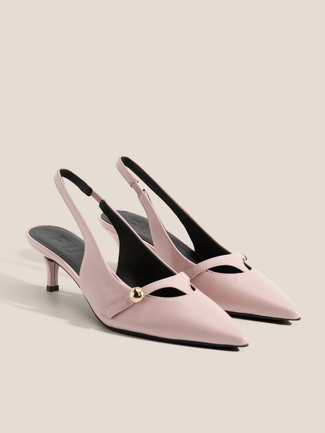 Женские туфли с открытой пяткой (слинг-бэк) FURLA FURLA SFERA, Артикул YK50SFE, розовый | 4968043. Ракурс 2 Женские туфли с открытой пяткой (слинг-бэк) FURLA FURLA SFERA, Артикул YK50SFE, розовый | 4968043. Ракурс 2