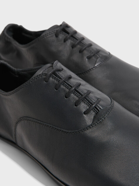 Женские оксфорды MM6 MAISON MARGIELA LACE-UPS, Артикул S59WQ0123, черный | 4969319. Ракурс 3 Женские оксфорды MM6 MAISON MARGIELA LACE-UPS, Артикул S59WQ0123, черный | 4969319. Ракурс 3