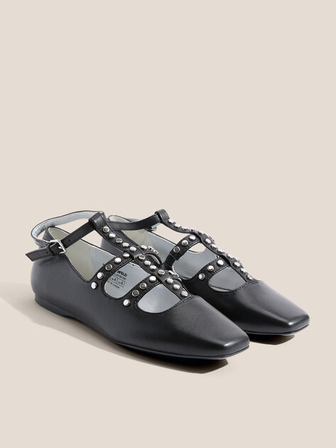 Балетки мэри-джейн KARL LAGERFELD, Артикул KL40189(K), черный | 4969349. Ракурс 2