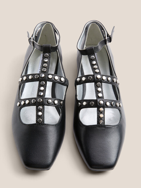 Балетки мэри-джейн KARL LAGERFELD, Артикул KL40189(K), черный | 4969349. Ракурс 4