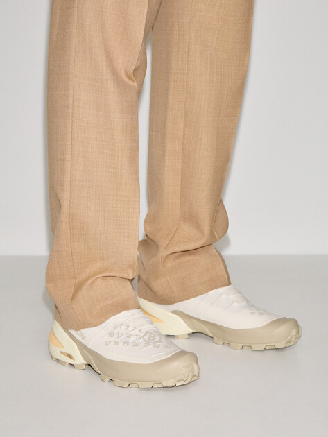Мужские Кроссовки Mm6 maison margiela SH1WS0026 молочно-бежевый