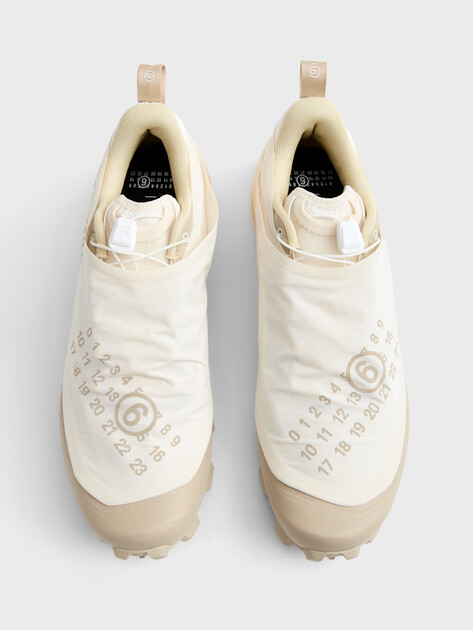 Мужские Кроссовки Mm6 maison margiela SH1WS0026 молочно-бежевый