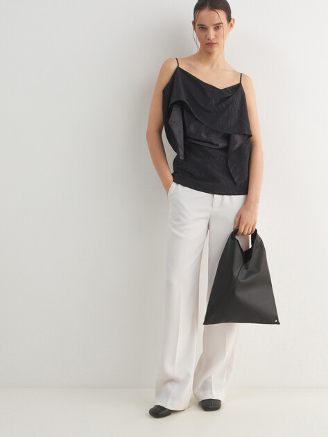 Женский шоппер MM6 MAISON MARGIELA SMALL JAPANESE HANDBAG, Артикул S54WD0043, черный | 4970252. Ракурс 5