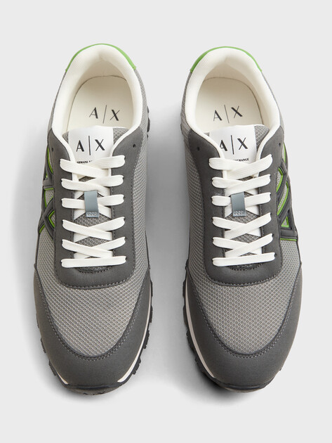 Мужские кроссовки ARMANI EXCHANGE DROP, Артикул XM001960, серый | 4971396. Ракурс 4