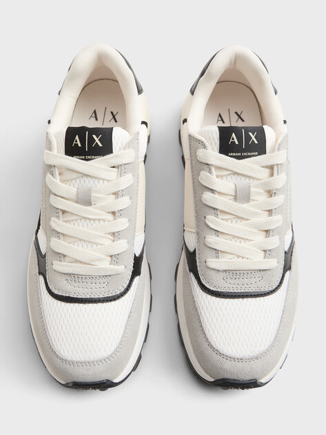Мужские кроссовки ARMANI EXCHANGE DUSSELDORF, Артикул XM002197, белый | 4971455. Ракурс 4