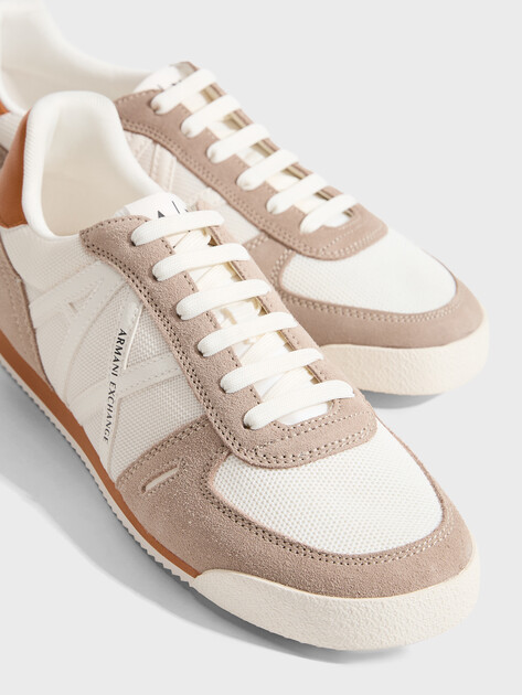 Мужские кроссовки ARMANI EXCHANGE TRIP, Артикул XM002616, серо-бежевый | 4971556. Ракурс 3