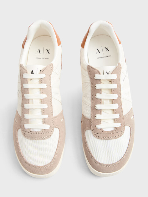 Мужские кроссовки ARMANI EXCHANGE TRIP, Артикул XM002616, серо-бежевый | 4971556. Ракурс 4
