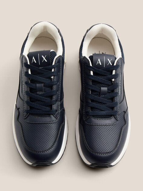 Мужские кроссовки ARMANI EXCHANGE DUSSELDORF, Артикул XM002625, темно-синий | 4971672. Ракурс 4 Мужские кроссовки ARMANI EXCHANGE DUSSELDORF, Артикул XM002625, темно-синий | 4971672. Ракурс 4