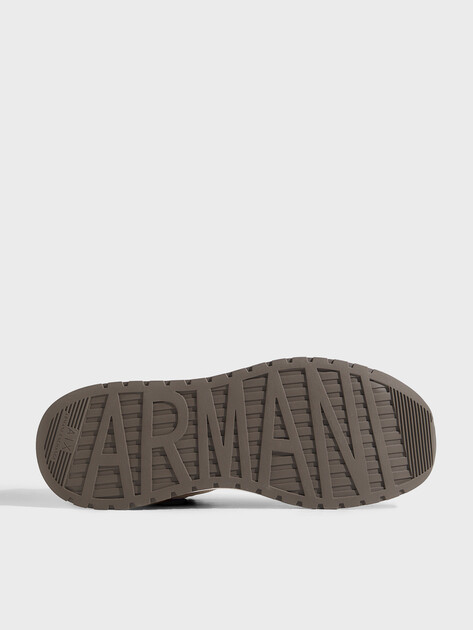 Мужские кроссовки ARMANI EXCHANGE DUSSELDORF, Артикул XUX090, светло-бежевый | 4971915. Ракурс 6