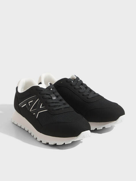 Женские кроссовки ARMANI EXCHANGE DROP, Артикул XW002150, черный | 4971952. Ракурс 2 Женские кроссовки ARMANI EXCHANGE DROP, Артикул XW002150, черный | 4971952. Ракурс 2