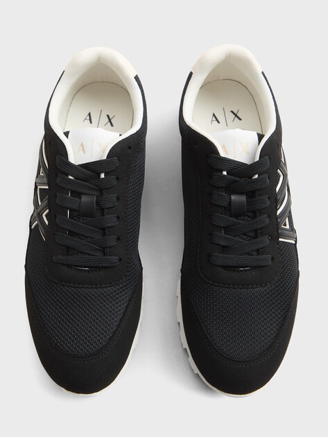 Женские кроссовки ARMANI EXCHANGE DROP, Артикул XW002150, черный | 4971952. Ракурс 4 Женские кроссовки ARMANI EXCHANGE DROP, Артикул XW002150, черный | 4971952. Ракурс 4