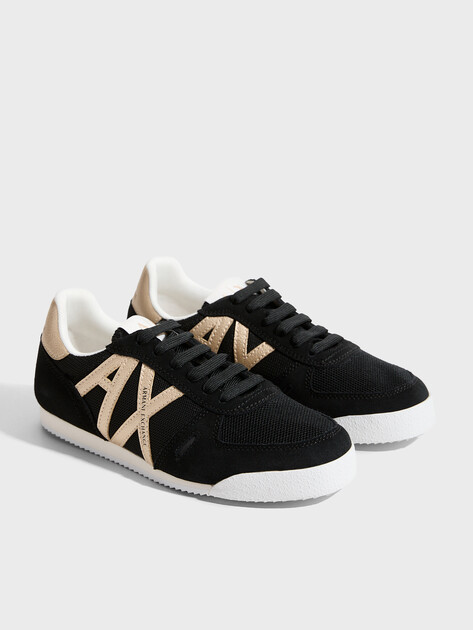 Женские кроссовки ARMANI EXCHANGE TRIP, Артикул XW002794, черный | 4972089. Ракурс 2
