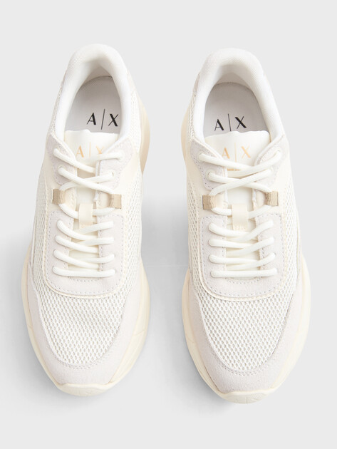 Женские кроссовки ARMANI EXCHANGE CHER, Артикул XW002805, белый | 4972131. Ракурс 4 Женские кроссовки ARMANI EXCHANGE CHER, Артикул XW002805, белый | 4972131. Ракурс 4