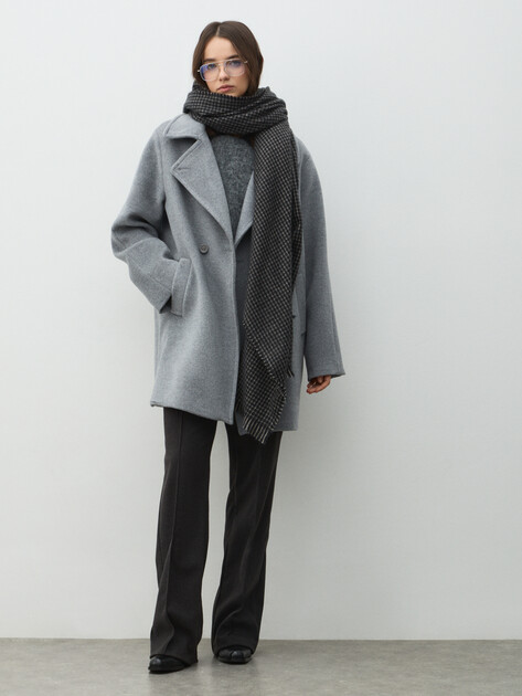 Женское полупальто MAISON DAVID, Артикул ARMELLE, серый | 4973841. Ракурс 2