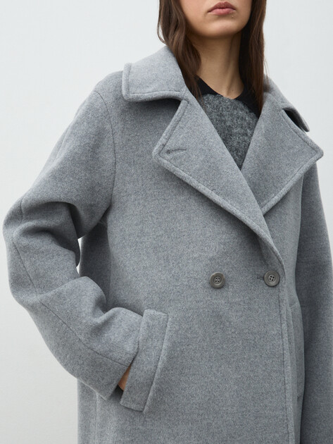 Женское полупальто MAISON DAVID, Артикул ARMELLE, серый | 4973841. Ракурс 3