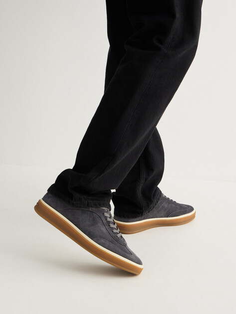 Мужские Кеды Maison david TT994-5 антрацитовый