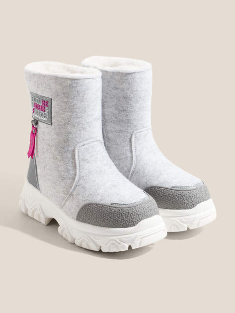 Детские полусапоги KAPIKA, Артикул 00225-1, светло-серый | 4977908. Ракурс 2