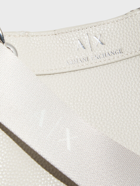 Женский тоут ARMANI EXCHANGE WAVE SHOPPING S, Артикул 942927, бледно-серый | 4979501. Ракурс 2