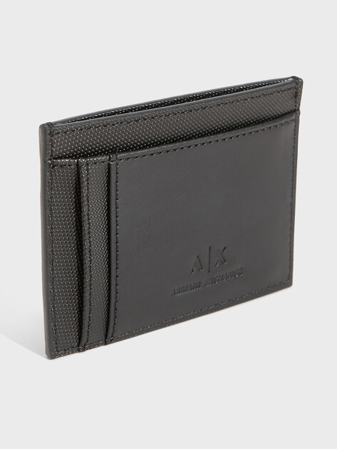 Мужской картхолдер ARMANI EXCHANGE DYLAN CREDIT CARD HOLDER, Артикул XM000169, черный | 4979525. Ракурс 2 Мужской картхолдер ARMANI EXCHANGE DYLAN CREDIT CARD HOLDER, Артикул XM000169, черный | 4979525. Ракурс 2