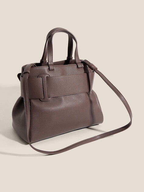 Женский тоут ARMANI EXCHANGE SUSY SOFT SHOPPING S, Артикул XW000285, темно-коричневый | 4979614. Ракурс 3