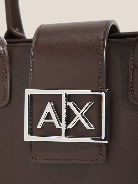 Женская сумка  ARMANI EXCHANGE JODIE TOTE S, Артикул XW000306, темно-коричневый | 4979626. Ракурс 2