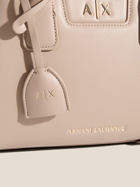 Женский тоут ARMANI EXCHANGE AMELIE TOTE S, Артикул XW002159, песочный | 4979745. Ракурс 2 Женский тоут ARMANI EXCHANGE AMELIE TOTE S, Артикул XW002159, песочный | 4979745. Ракурс 2