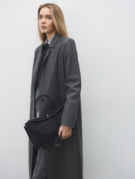 Женская сумка  MAISON DAVID, Артикул VERONICA MINI, черно-синий | 4980762. Ракурс 5