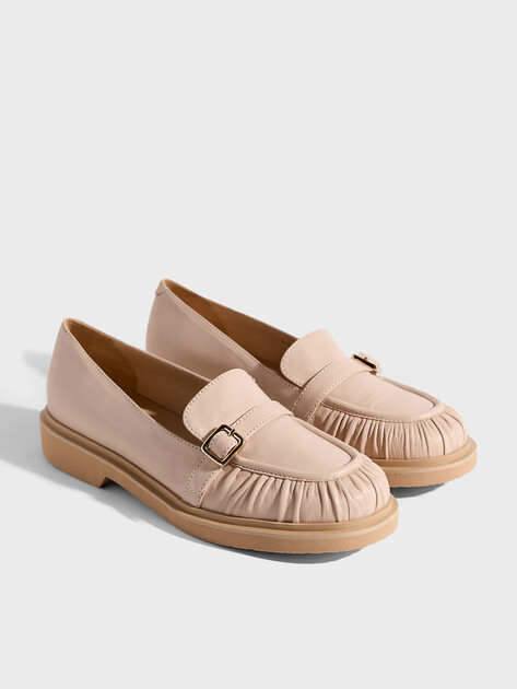 Женские лоферы GIOVANNI FABIANI, Артикул S26300, бежевый | 4982247. Ракурс 2