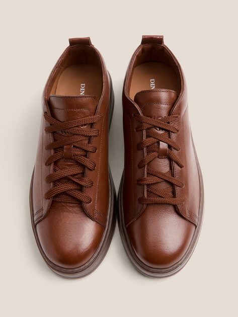 Мужские кеды DINO BIGIONI, Артикул DBS2704, коричневый | 4983041. Ракурс 4