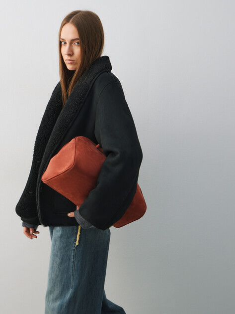 Женская дубленка  MAISON DAVID, Артикул ZAZA_SDF_WS, черный | 4985143. Ракурс 5