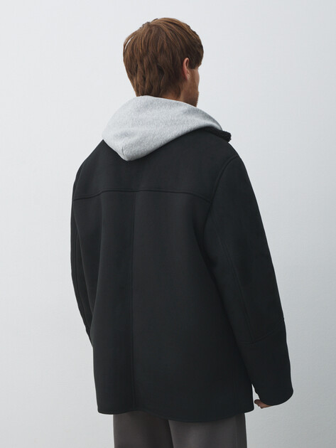 Мужская дубленка  MAISON DAVID, Артикул LEON_SDF_WS, черный | 4986551. Ракурс 4