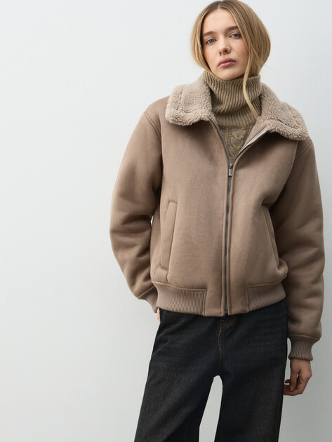 Женская дубленка MAISON DAVID, Артикул SUZANNE_SDF_WS, серо-коричневый | 4988838. Ракурс 5 Женская дубленка MAISON DAVID, Артикул SUZANNE_SDF_WS, серо-коричневый | 4988838. Ракурс 5