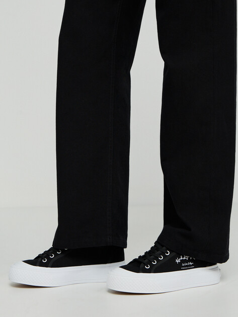 Женские кеды KARL LAGERFELD KAMPUS MAX V Riviera Lo, Артикул KL60516, черный | 4989106. Ракурс 7